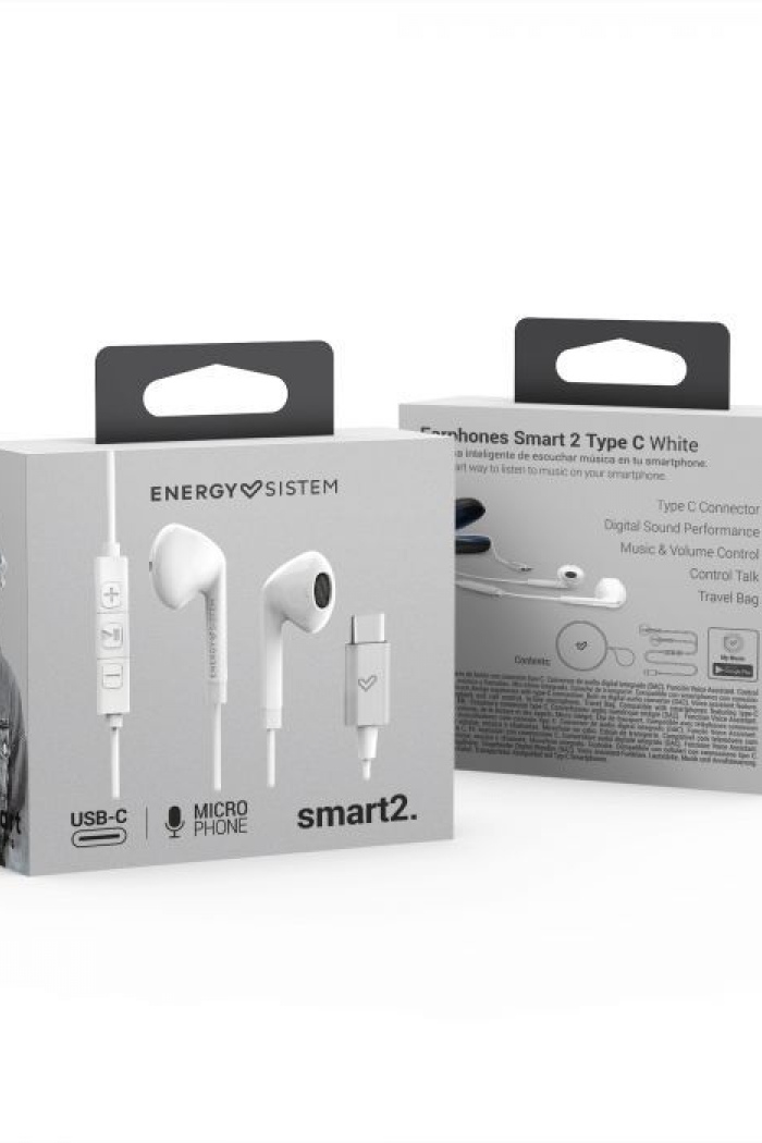 Earphones Smart 2 Type C White